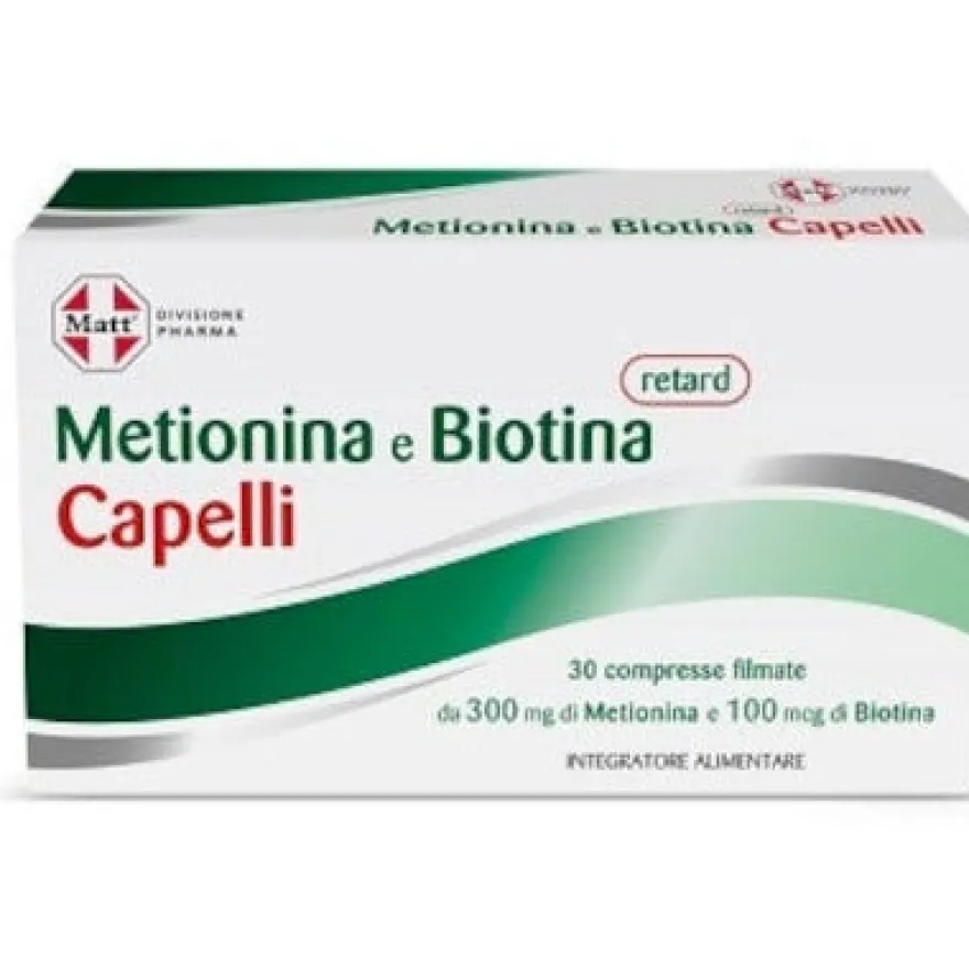 Matt Pharma Metionina/Biotina Retard Capelli 30 Compresse