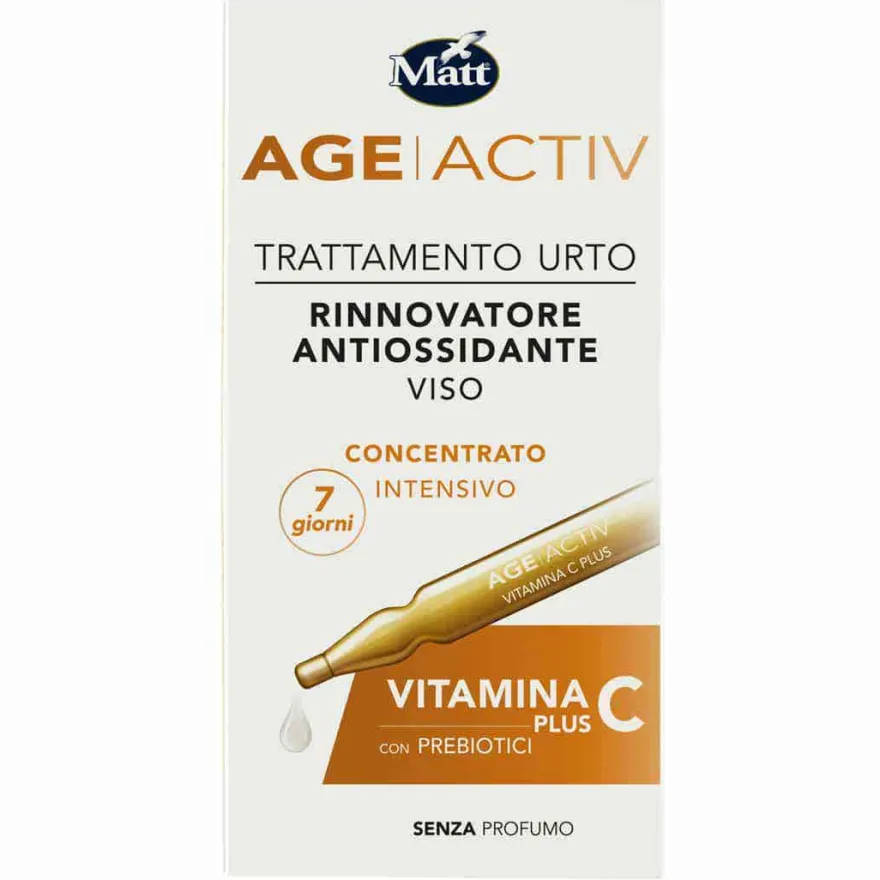 Matt Trattamento Urto Rinnovatore Antiossidante Vitamina C Viso 7x2ml