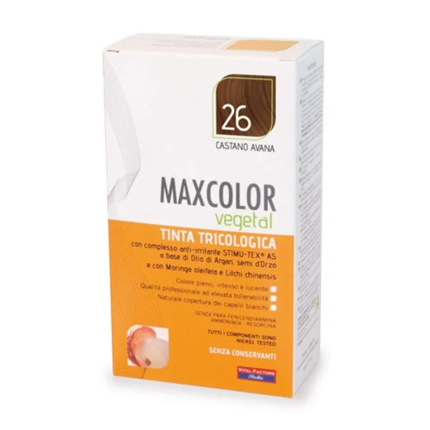 MaxColor Vegetal Tinta 26 Castano Avana 140ml