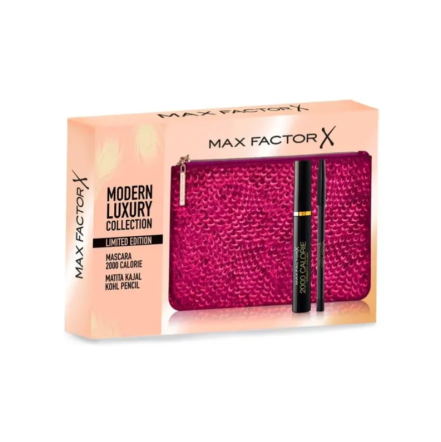 Max Factor Kit Makeup Sguardo Intenso Versione Bordeaux 1 Gift Set