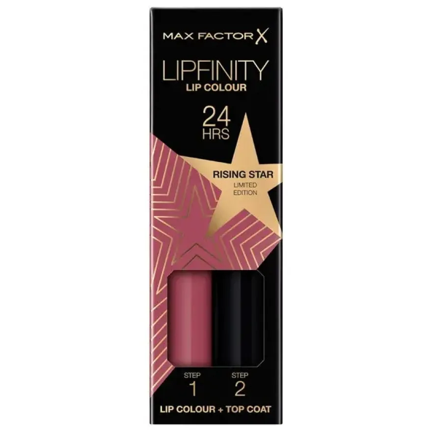 Max Factor Set Labbra Lipfinity Lip Colour Numero 84 Rising Star