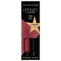 Max Factor Set Labbra Lipfinity Lip Colour Numero 86 Superstar