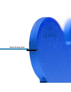 Medaglietta Per Cani E Gatti Personalizzata Cerchio In Alluminio Blu Taglia Grande