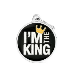Medaglietta Per Cani E Gatti Personalizzata I'm The King