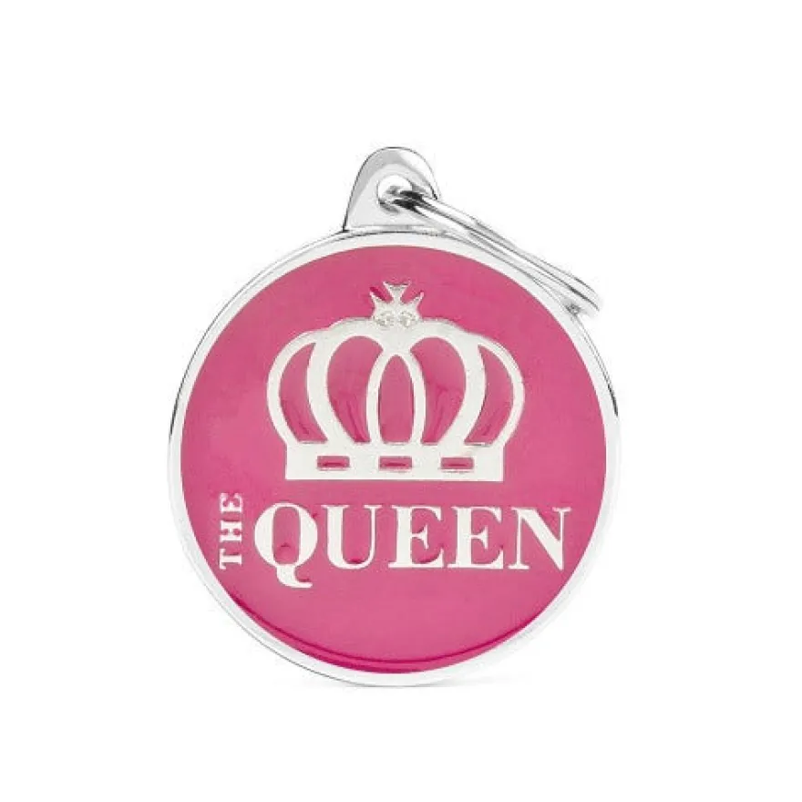 Medaglietta Per Cani E Gatti Personalizzata The Queen