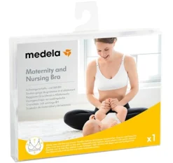 Medela Reggiseno Gravidanza Allattamento Bianco Taglia L