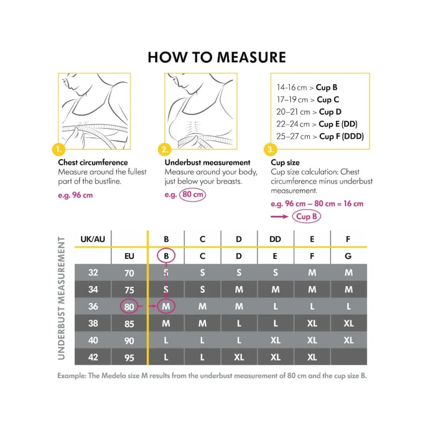 Medela Reggiseno Gravidanza/Allattamento Keep Cool Ultra Bianco Taglia XL