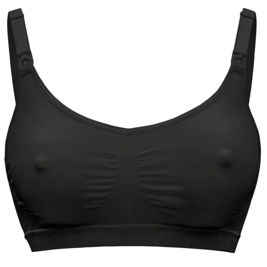 Medela Reggiseno Gravidanza/Allattamento Keep Cool Ultra Nero Taglia Large