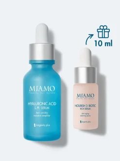 Miamo Kit Protocollo Plump & Nourish Hyaluronic Acid L.H. Serum 30ml + Nourish 3-Biotic Rich Serum 10ml