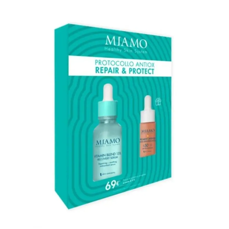 Miamo Protocollo Antiox Booster Siero Vitamin Blend 15% 30ml + Siero Pigment Defense 10ml