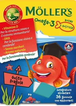 Moller's Omega 3 Jelly Fish 36 Gommose