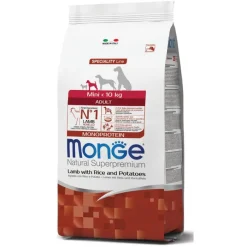 Monge Agnello Riso E Patate Cibo Secco Per Cani Adulti Taglia Piccola Sacco 800g