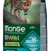 Monge B Wild Grain Free Sterilised Con Tonno e Piselli Cibo Secco Gatti Sterilizzati Sacco 1,5Kg
