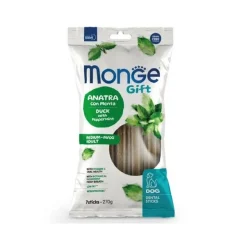 Monge Dental Sticks Anatra Con Menta Per Cani Adulti Medium/Maxi 270g