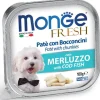 Monge Fresh Paté Bocconcini Con Merluzzo Cibo Umido Per Cani Adulti 100g
