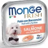 Monge Fresh Paté Bocconcini Con Salmone Cibo Umido Per Cani Adulti 100g