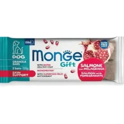 Monge Granola Bars Skin Support Per Cani Adulti Salmone Con Melagrana 120g