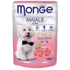 Monge Grill Maiale Cibo Umido Per Cani Adulti 100g