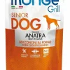 Monge Grill Senior Bocconcini con Anatra Cibo Umido Per Cani 100g