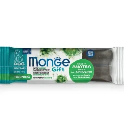 Monge Meat Bars Training Barretta Per Cani Adulti Anatra Fresca Con Spirulina 40g