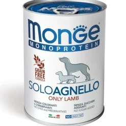 Monge Monoprotein Solo Agnello Cibo Umido Per Cani Adulti 400g