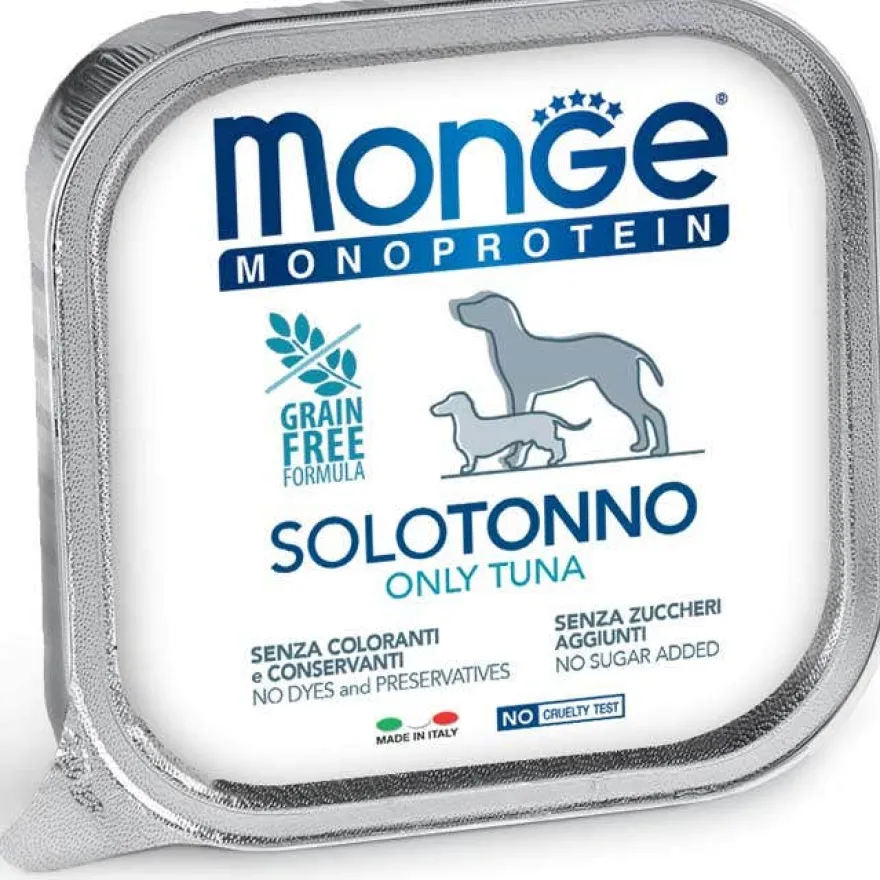 Monge Monoprotein Solo Tonno Cibo Umido Per Cani Adulti 150g