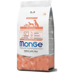 Monge Salmone E Riso Cibo Secco Per Cani Cuccioli Sacco 800g