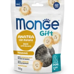 Monge Snack Training Per Cani Adulti Anatra Con Banana 150g