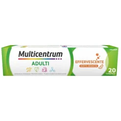 Multicentrum Adulti Effervescente Integratore Alimentare Multivitaminico Vitamina B C D3 Ferro 20 Compresse