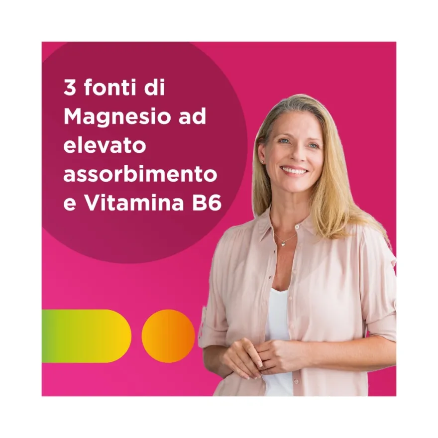 Multicentrum Boost Magnesio Integratore Alimentare Vitamina B6 Magnesio Pidolato Stanchezza 30 Bustine