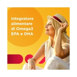 Multicentrum Cuore Mente Vista Boost Omega 3 Integratore Alimentare EPA E DHA Coenzima Q10 60 Perle