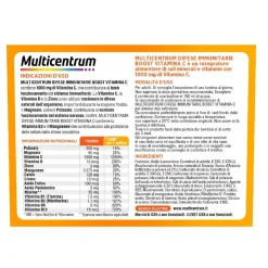 Multicentrum Difese Immunitarie Boost Vitamina C Integratore Alimentare Sali Minerali Vitamine 28 Bustine