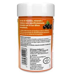 Multicentrum Immunità & Difesa Con Sambuco Integratore Alimentare Vitamina C Difese Immunitarie 30 Compresse