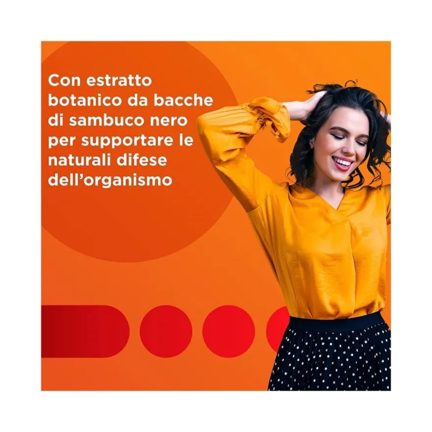 Multicentrum Immunità & Difesa Con Sambuco Integratore Alimentare Vitamina C Difese Immunitarie 30 Compresse