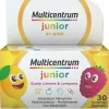 Multicentrum Junior Integratore Alimentare Vitamine Bambini 4+ Vitamina D3 Vitamina C Ferro 30 Cpr
