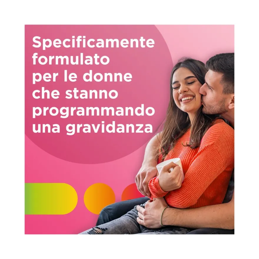 Multicentrum Pre-Mamma Integratore Alimentare Multivitaminico Acido Folico Calcio Vitamina D E 30 Compresse