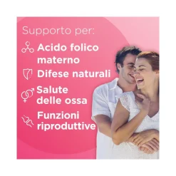 Multicentrum Pre-Mamma Integratore Alimentare Multivitaminico Acido Folico Calcio Vitamina D E 30 Compresse