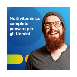 Multicentrum Uomo Integratore Alimentare Multivitaminico Vitamina B D3 A Calcio Magnesio 60 Cpr