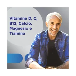 Multicentrum Uomo 50+ Integratore Alimentare Multivitaminico Vitamina D3 C B Zinco Magnesio 60 Cpr