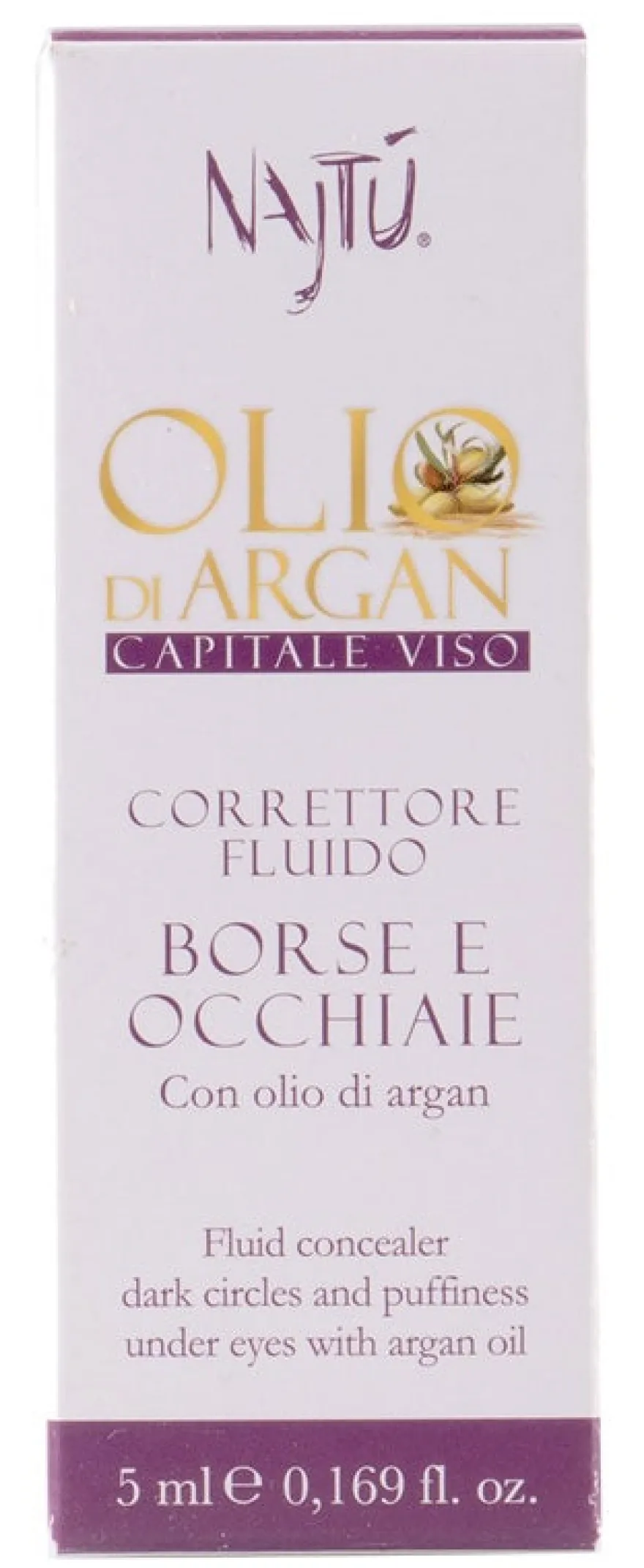 Najtu Correttore Fluido Borse Occhiaie Con Olio Di Argan 5ml