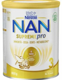 Nan Supreme Pro 3 Latte Di Crescita Polvere 800g