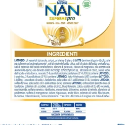 Nan Supreme Pro 3 Latte Di Crescita Polvere 800g