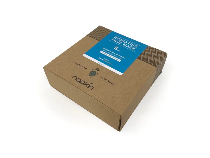 Napkin 8 Maschera Viso In Compressa Idratante Monodose