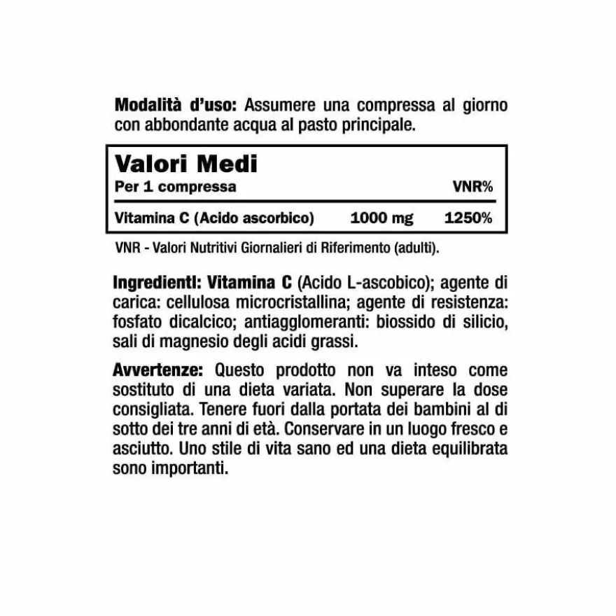 Natroid Vitamin C 1000mg 120 Compresse