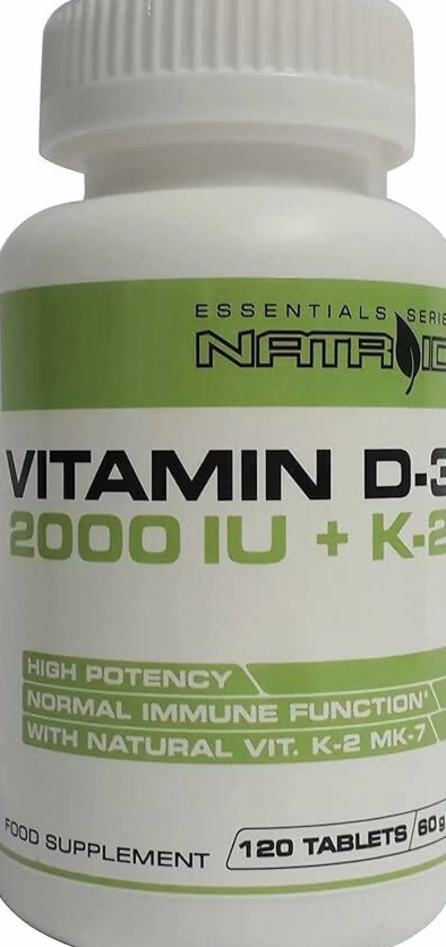 Natroid Vitamin D-3 2000IU + K2 120 Compresse