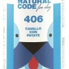 Natural Code 406 Cibo Umido Con Cavallo/Patate Per Cani Adulti Barattolo 400g