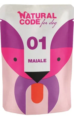 Natural Code 01 Maiale Cani Adulti Busta 100g