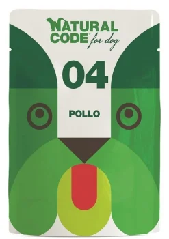 Natural Code 04 Pollo Cani Adulti Busta 300g