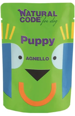 Natural Code Puppy Agnello Cani Cuccioli Busta 100g