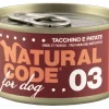Natural Code 03 Tacchino E Patate Cani Adulti Lattina 90g